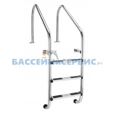 Лестница 4 ступени (ш.б.) Mayer Schwimmbad OVERFLOW AISI 304 OF-415